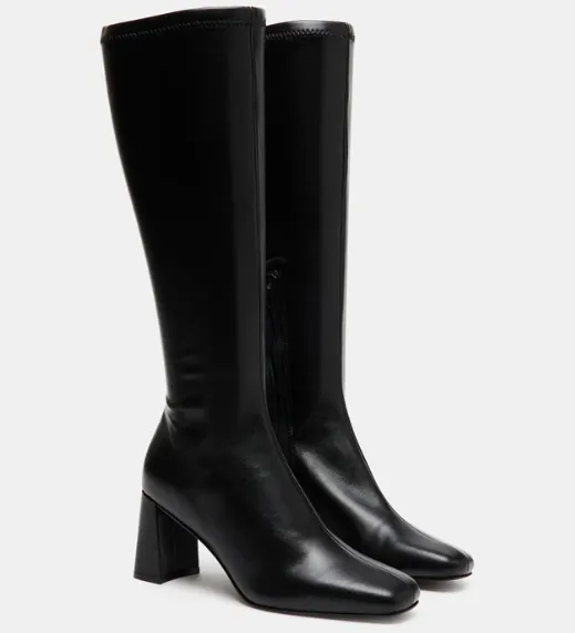 Black Knee High Boots